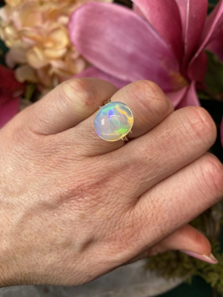 $1 RES ~ $2600 Buy Now * 5.19ct Welo Opal with Rainbow Flashes Carousel 10