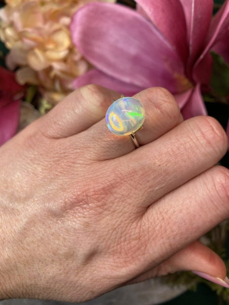 $1 RES ~ $2600 Buy Now * 5.19ct Welo Opal with Rainbow Flashes Carousel 2