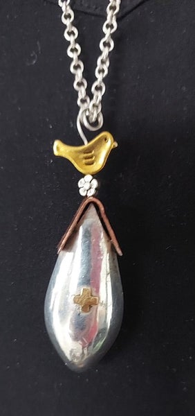 Gorgeous Vintage one of a kind Artisan Pendant Carousel 2