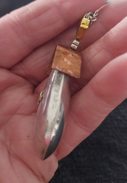 Gorgeous Vintage one of a kind Artisan Pendant Carousel 8