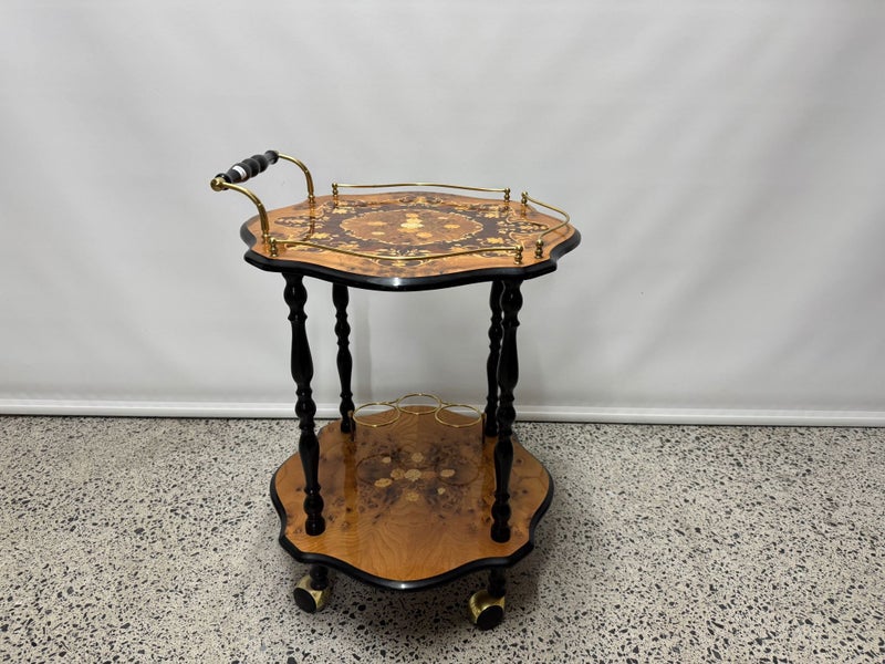 Italian Rosewood Marquetry Drinks Trolley (21238)62991664005633115