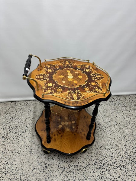 Italian Rosewood Marquetry Drinks Trolley (21238)62991664005633113