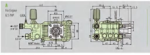 6.5HP High Pressure Power Washer Triplex Pump Carousel 5