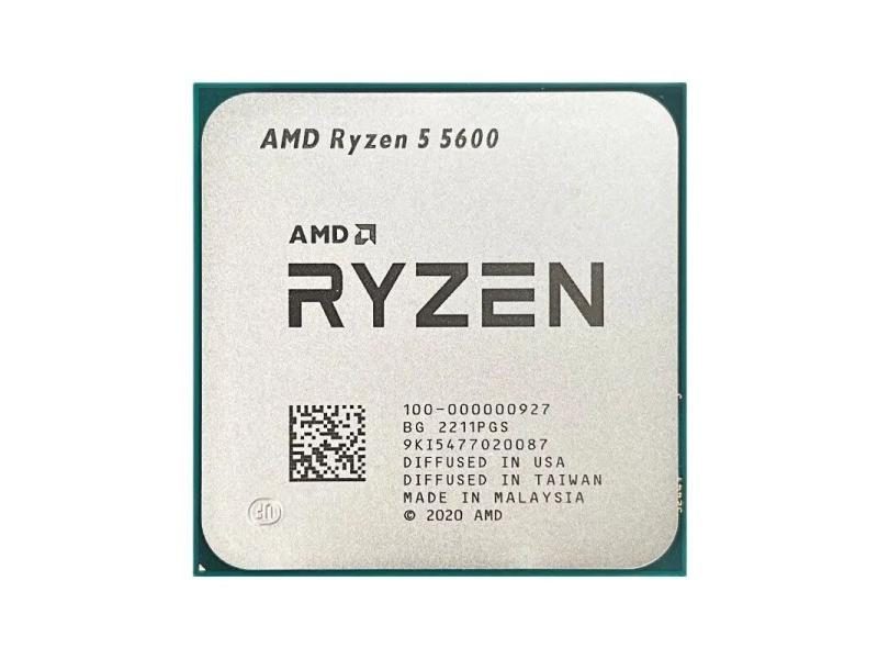 AMD Ryzen 5 5600 R5 5600 3.5 GHz 6-Core 12-Thread CPU 7NM L3=32M 100-000000927 Carousel 1