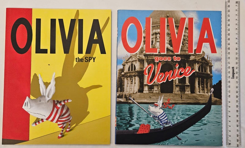 Olivia Book Bundle – Includes Olivia Goes to Venice & Olivia the Spy Carousel 1