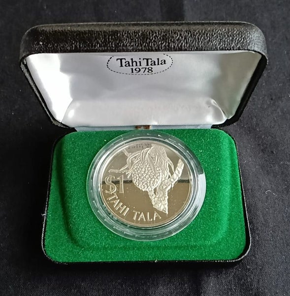 1978 Tokelau $1 Tahi Tala Silver Proof Coin Carousel 1