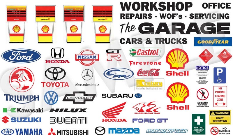Stickers for your Toy Garage Carousel 1