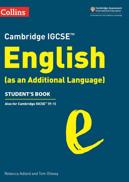 Cambridge IGCSE English (as an Additional Language) Students Book by Rebecca Adl Carousel 1