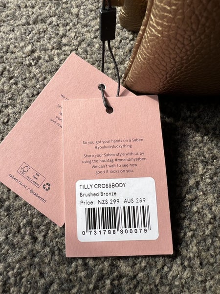 Saben Tilly Crossbody Brushed Bronze bnwt62932735742723111