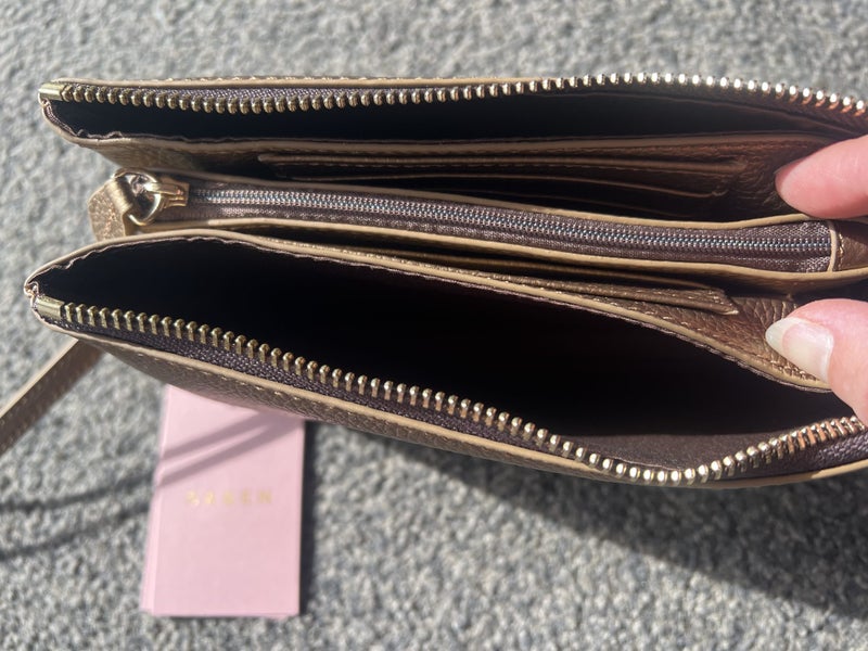 Saben Tilly Crossbody Brushed Bronze bnwt62932735742723112