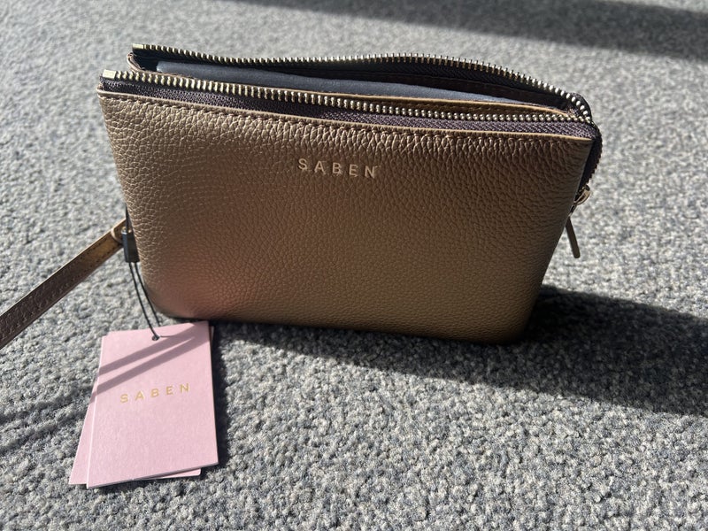 Saben Tilly Crossbody Brushed Bronze bnwt62932735742723114