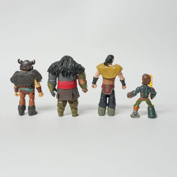 How to train your dragon bulk lot bundle 4 figures people toys Hiccup Snotlout Carousel 2