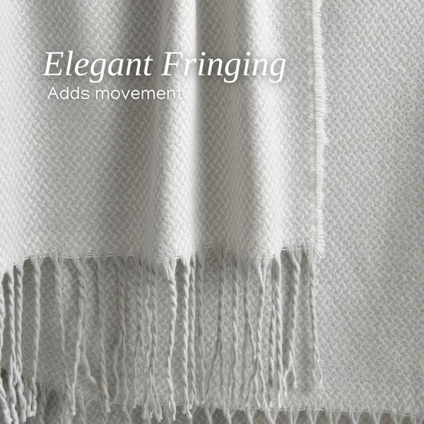 Cadence & Co. Huxley Herringbone Throw Soft Grey 130x180cm Carousel 2