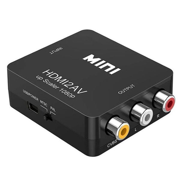 AV to HDMI Converter , AV to HDMI Converter - black Carousel 1