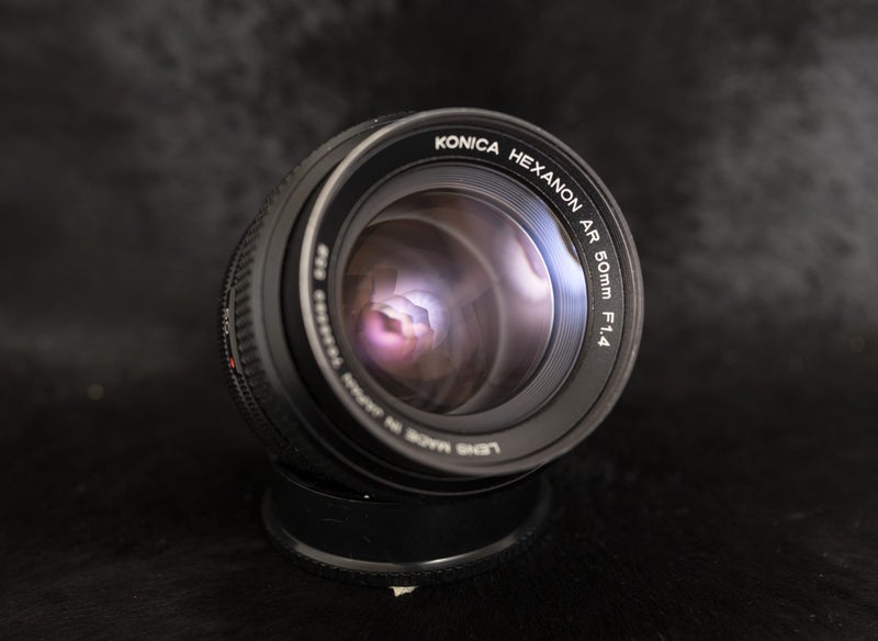 Konica AR 50mm f1.4 almost new and cleaned and serviced Carousel 1