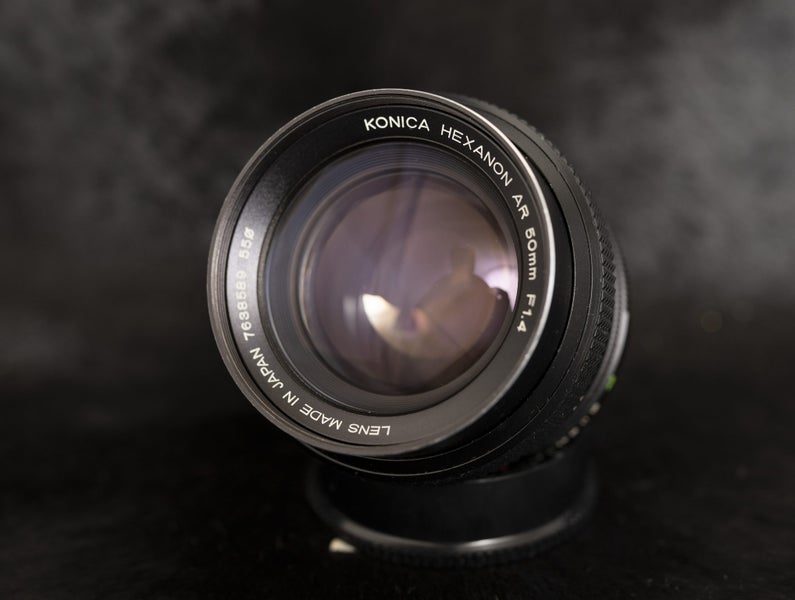 Konica AR 50mm f1.4 almost new and cleaned and serviced Carousel 17