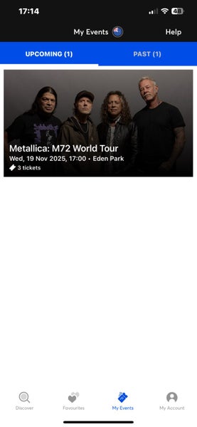 Metallica Auckland 19 Nov Carousel 1