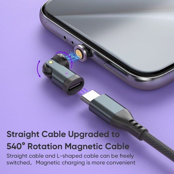 Type C 240W Magnetic Cable Adapter. Turn your standard Type C Cable to Magnetic64227408415106113