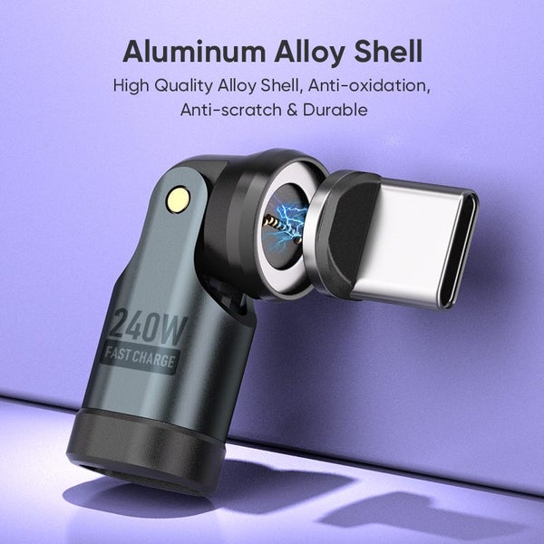 Type C 240W Magnetic Cable Adapter. Turn your standard Type C Cable to Magnetic64227408415106111