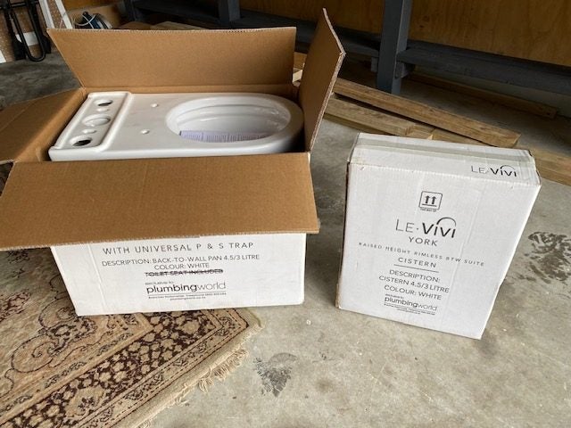 Brand new...... complete shower, vanity, toilet , towel rail and accessories62930696967042113
