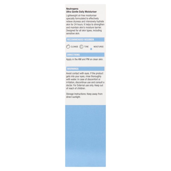 Neutrogena Ultra Gentle Daily Face Moisturiser Sensitive 100mL Carousel 2