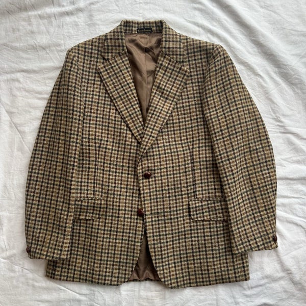 Vintage Guardsman Country Tweed Pure Wool Blazer Jacket NZ Made Carousel 1