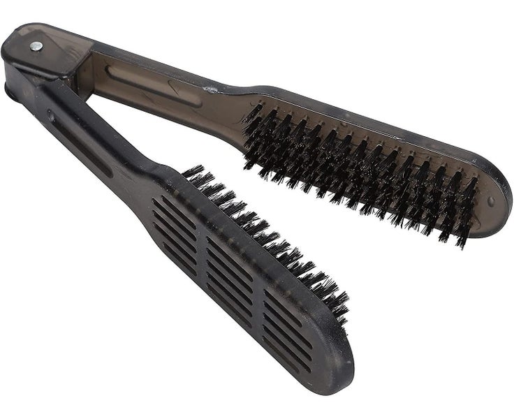 Hair Straightening Brush, Antistatic Heatresistant Hairdressing Styling Brush Carousel 1