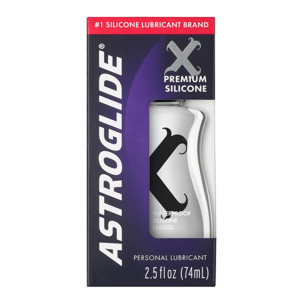 Astroglide X Premium Silicone Liquid 74ml Carousel 1