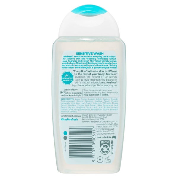 femfresh Sensitive Intimate Wash 250mL Carousel 2