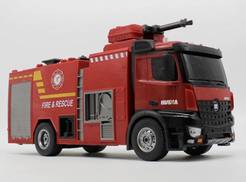 Huina 1/14 2.4Ghz 22Ch RC Fire Truck NoLadder Carousel 5