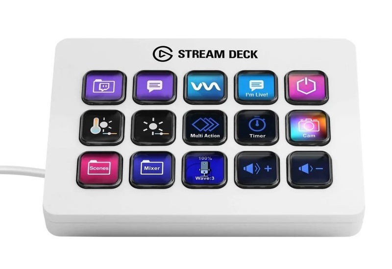 Elgato Stream Deck Keyboard MK.2 (White) Carousel 1