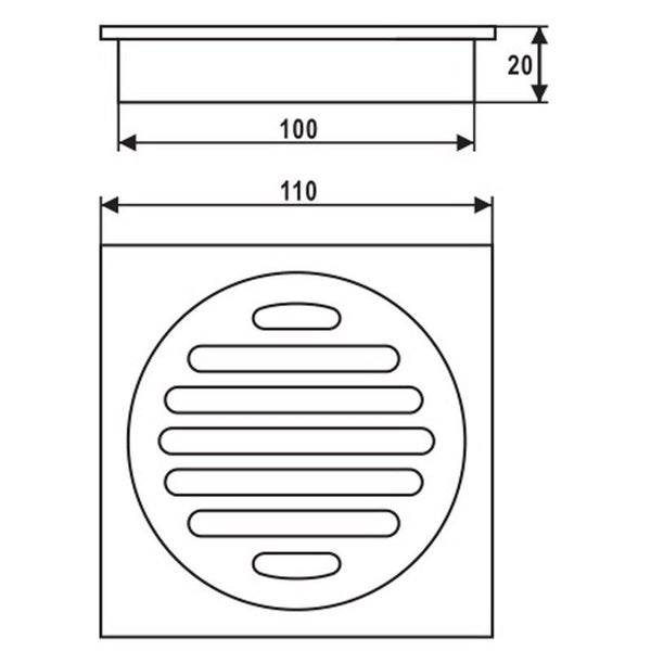 Floor Drain Shower Grate Carousel 10