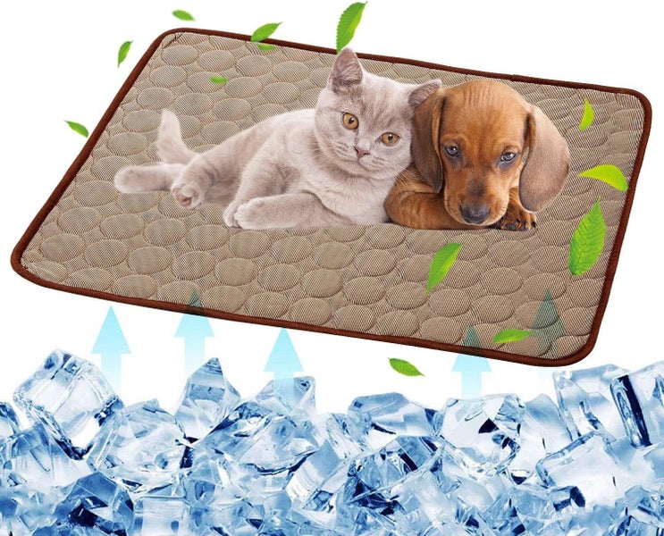 Dog Self Cooling Mat Pet Washable Summer Cooling Pads Cooling Blanket 100*70cm Carousel 1