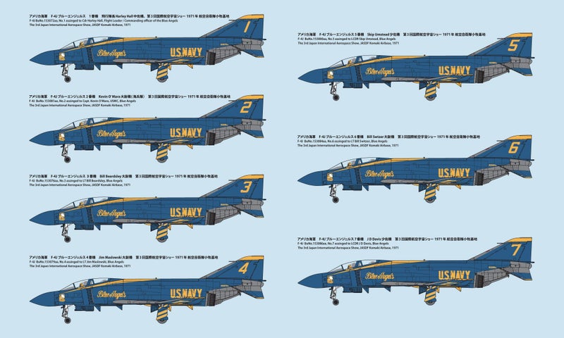 Fine Molds 1/72 U.S. Navy F-4J "Blue Angels" (No. FNMFX03)64155316093699111