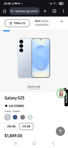 Samsung Galaxy S25629327364053791116