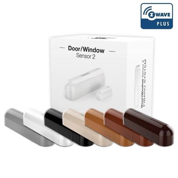 FIBARO Door/Window Sensor 2 (Brown 3) - for home automation Carousel 1