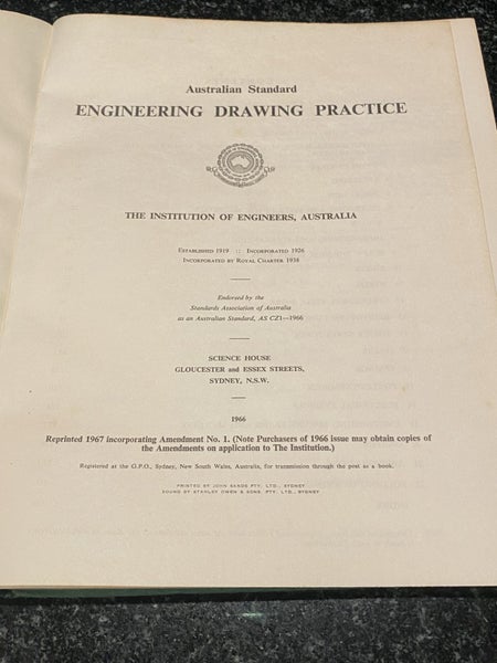 Vintage engineering book: Australian Standard Engineering Drawing Practice, 1966 Carousel 2