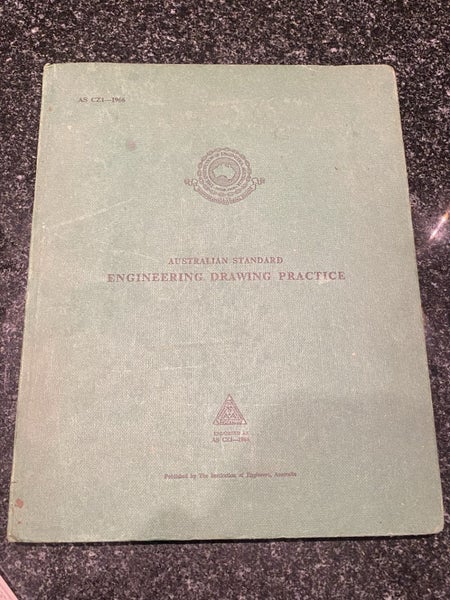 Vintage engineering book: Australian Standard Engineering Drawing Practice, 1966 Carousel 1