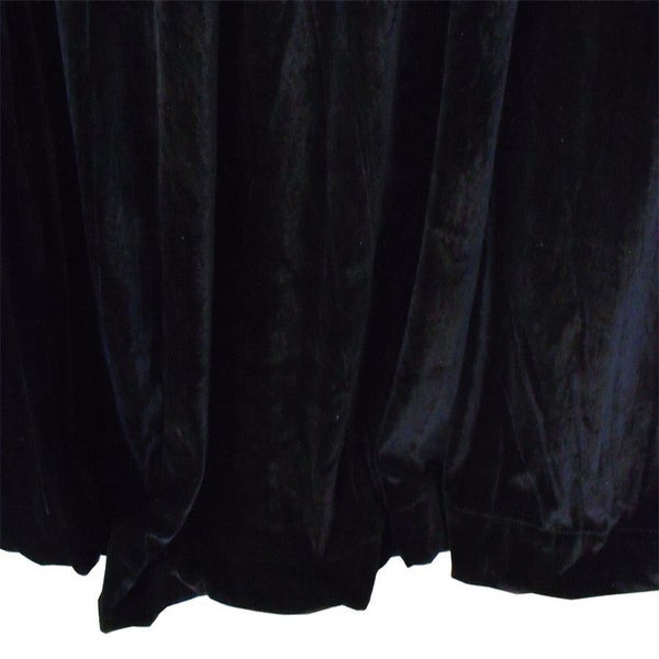 Large Velvet Curtains Black 600Cm Wide X 230Cm Drop Pinch Pleat+ Hooks New Carousel 1