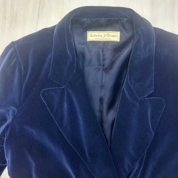** Lorraine J Dwyer ** Gorgeous Vintage Velvet Touch Jacket Size 1062931727294977111