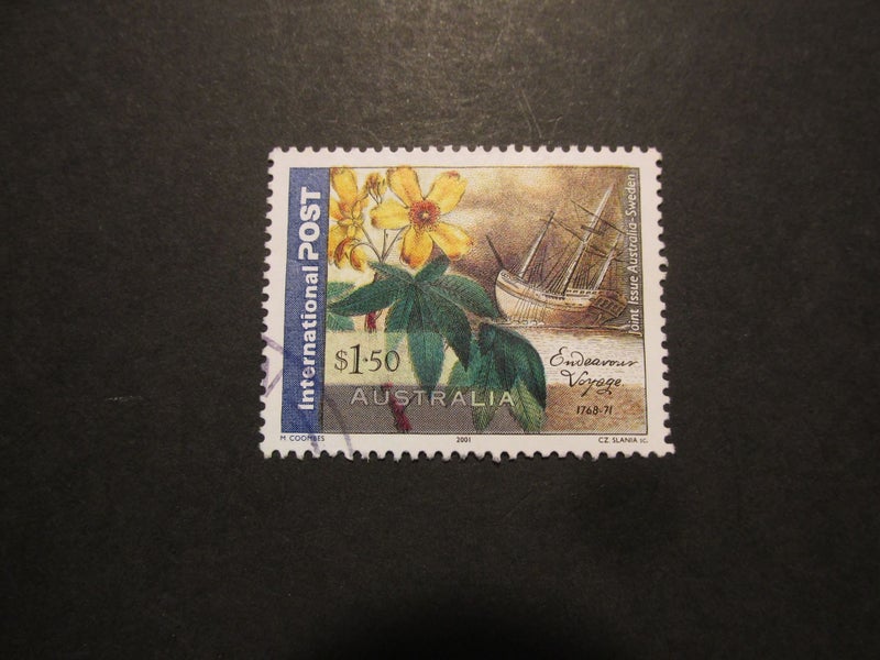 AUSTRAILA 2001 INTERNATIONAL POST FLOWER GILLIVRAEI $1.50 F/GU #2148 Carousel 1