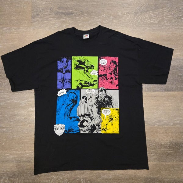 Dredd Vs Superman - Fruit Of The Loom T shirt62930699025922112