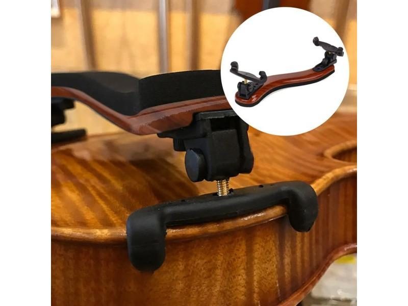 New Violin Shoulder Rest Professional 3/4-4/4 Full Size Adjustable Maple Violin Carousel 1