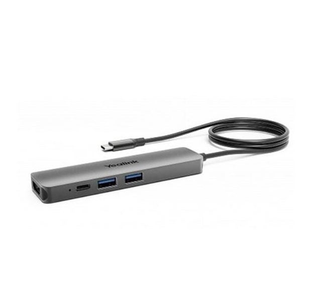 Yealink BYOD Box Cable Hub, with 1.5m USB-C Cable (USB-C to USB-A adapter includ Carousel 2