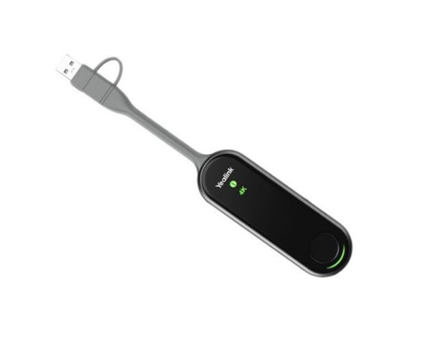 Yealink WPP30 Wireless Presentation Pod, Plug & Play, 4K UHD, WiFi 16 High-speed Carousel 4