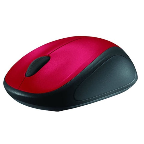 Logitech M235 Wireless Mouse Red Contoured design Glossy Comfort Grip Advanced O Carousel 4