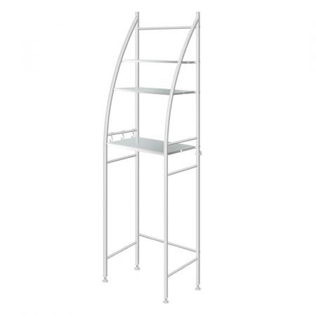 3 Tiers Over Toilet Shelf Bathroom Rack Storage Stand Organiser Carousel 2