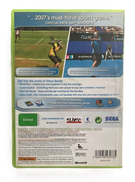 Virtua Tennis 3 Carousel 3