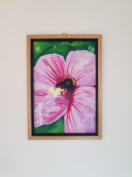 Hibiscus Flower & BumbleBee Painting Carousel 2