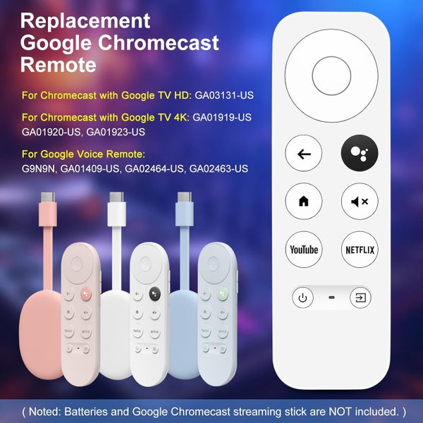 Remote for Google Chromecast Replacement - (NZ CLEARANCE) Carousel 10